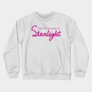 Starlight Lyrics Cursive Crewneck Sweatshirt